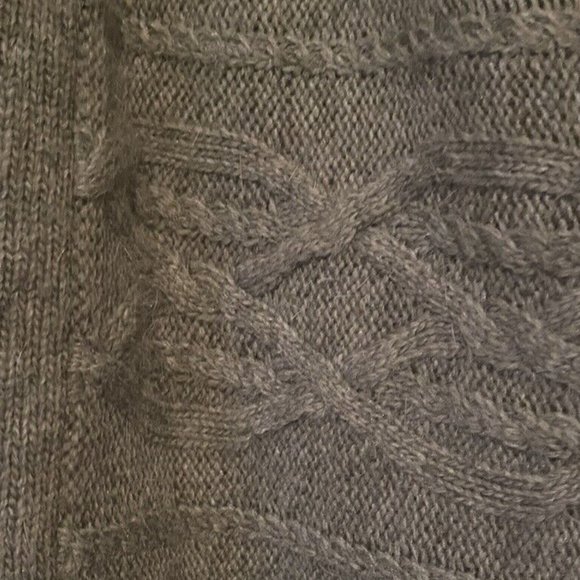 Fenn Wright Manson Womens Open Front Cardigan Sweater Green Short Sleeve Medium - Picture 3 of 5